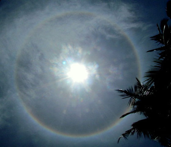 ​ಕುಂದಾಪುರ: ಸೂರ್ಯನ ಸುತ್ತ ಬೆಳಕಿನ ವರ್ತುಲ